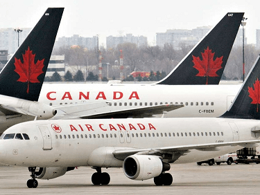 Air Canada retorno dos voo