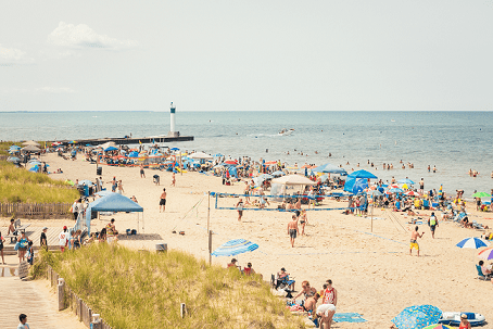 Quais são praias do Canadá?