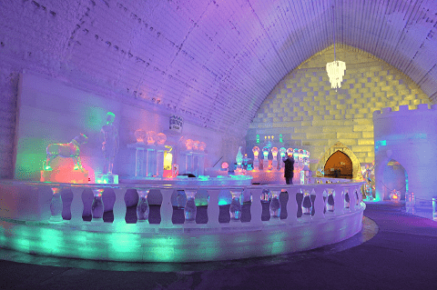 Hotel de Gelo em Quebec
