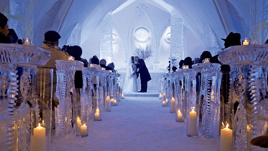 Hotel de Gelo em Quebec