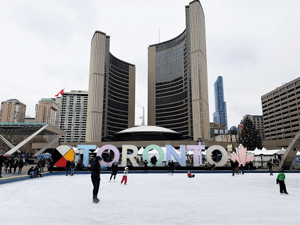 Quando começa o inverno em Toronto