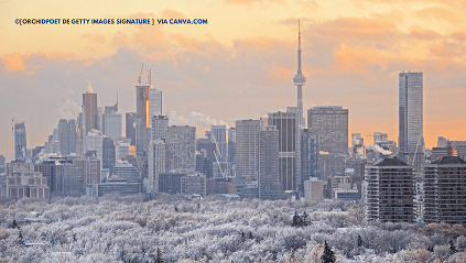 Quando começa o inverno em Toronto
