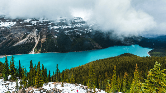 Lago Peyto no Canadá
