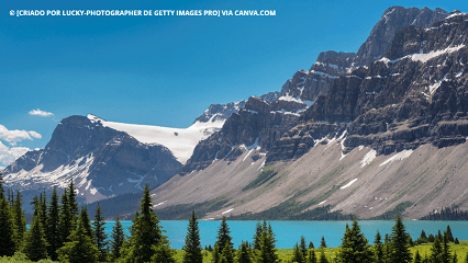 a The Canadian Rockies (Montanhas Rochosas Canadianas) é um desses locais incríveis e impressionantes do Canadá.