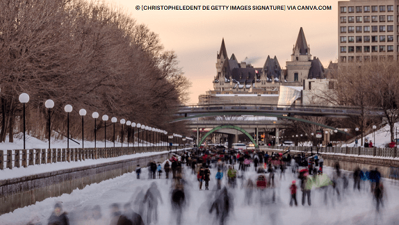 Rideau Canal Skateway do Canadá